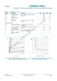 PSMN3R0-30MLC Datasheet Page 6