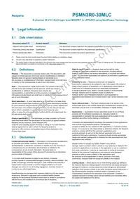 PSMN3R0-30MLC Datasheet Page 12