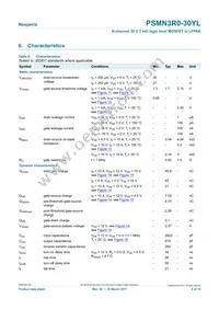 PSMN3R0-30YL Datasheet Page 6