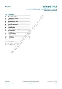 PSMN3R0-30YLDX Datasheet Page 13