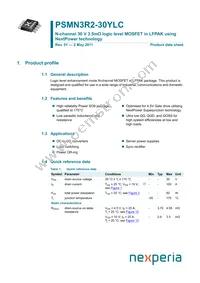 PSMN3R2-30YLC Datasheet Cover