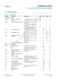 PSMN3R3-40YS Datasheet Page 6