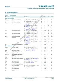 PSMN3R3-80ES Datasheet Page 5