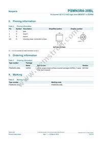 PSMN3R4-30BL Datasheet Page 2