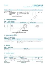 PSMN3R4-30BLE Datasheet Page 2