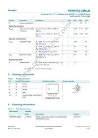 PSMN3R5-25MLDX Datasheet Page 2