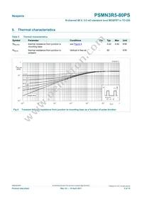 PSMN3R5-80PS Datasheet Page 5