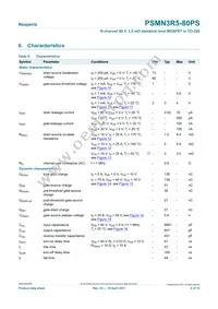 PSMN3R5-80PS Datasheet Page 6