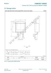 PSMN3R7-100BSEJ Datasheet Page 9