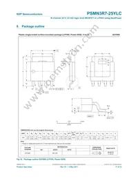 PSMN3R7-25YLC Datasheet Page 11