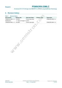 PSMN3R9-25MLC Datasheet Page 11