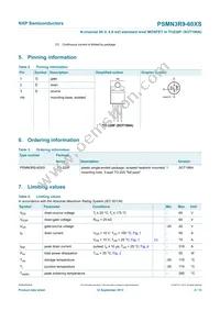 PSMN3R9-60XSQ Datasheet Page 3