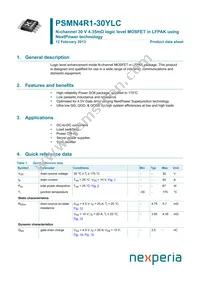 PSMN4R1-30YLC Datasheet Cover