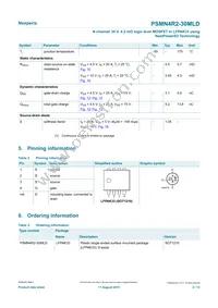 PSMN4R2-30MLDX Datasheet Page 2
