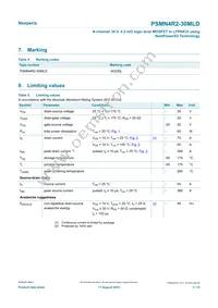 PSMN4R2-30MLDX Datasheet Page 3