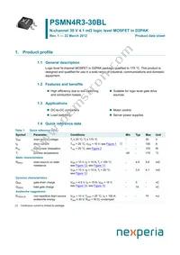 PSMN4R3-30BL Datasheet Cover