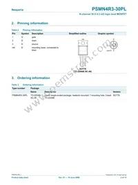 PSMN4R3-30PL Datasheet Page 2