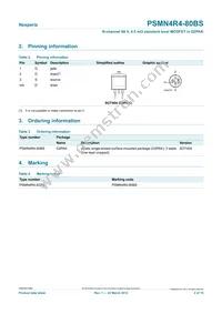 PSMN4R4-80BS Datasheet Page 2