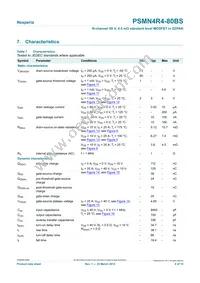 PSMN4R4-80BS Datasheet Page 6