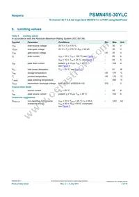PSMN4R5-30YLC Datasheet Page 3