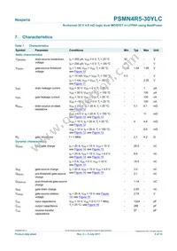 PSMN4R5-30YLC Datasheet Page 6