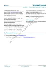 PSMN4R5-40BS Datasheet Page 14