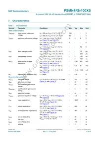 PSMN4R6-100XS Datasheet Page 7