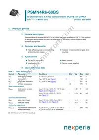 PSMN4R6-60BS Datasheet Cover