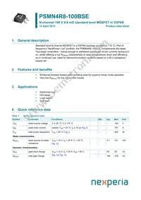 PSMN4R8-100BSEJ Datasheet Cover