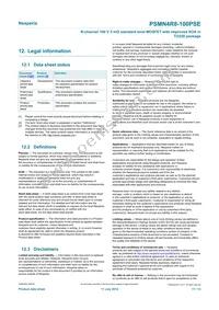 PSMN4R8-100PSEQ Datasheet Page 11