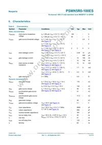 PSMN5R0-100ES Datasheet Page 6