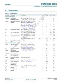 PSMN5R0-80PS Datasheet Page 5