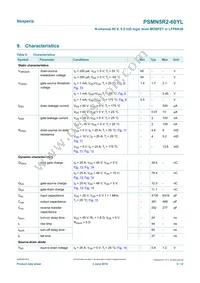 PSMN5R2-60YLX Datasheet Page 5