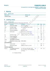 PSMN5R3-25MLDX Datasheet Page 3