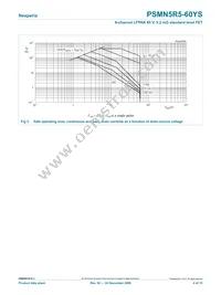 PSMN5R5-60YS Datasheet Page 4