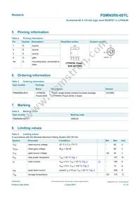 PSMN5R6-60YLX Datasheet Page 2