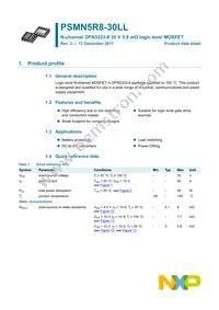 PSMN5R8-30LL Datasheet Page 2