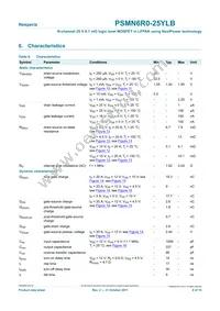 PSMN6R0-25YLB Datasheet Page 6