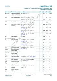 PSMN6R0-25YLDX Datasheet Page 6