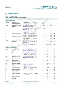 PSMN6R0-30YL Datasheet Page 5