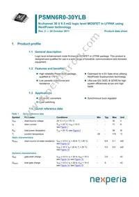 PSMN6R0-30YLB Datasheet Cover