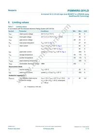 PSMN6R0-30YLDX Datasheet Page 3