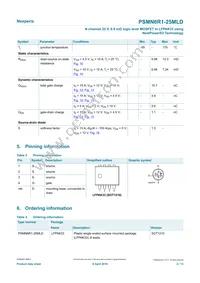 PSMN6R1-25MLDX Datasheet Page 2