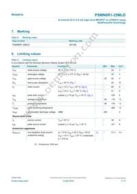 PSMN6R1-25MLDX Datasheet Page 3