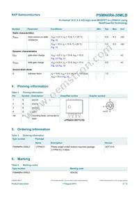 PSMN6R4-30MLDX Datasheet Page 3