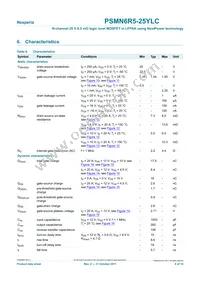 PSMN6R5-25YLC Datasheet Page 6