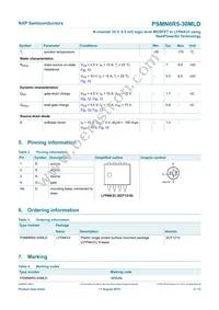 PSMN6R5-30MLDX Datasheet Page 3