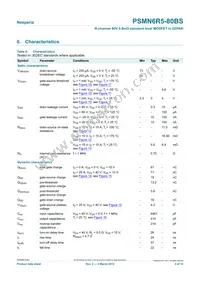 PSMN6R5-80BS Datasheet Page 5