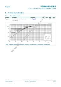 PSMN6R5-80PS Datasheet Page 5