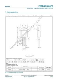 PSMN6R5-80PS Datasheet Page 11